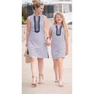Duffis Lane Girls DUFFIELD LANE MACKINAC DRESS Navy M